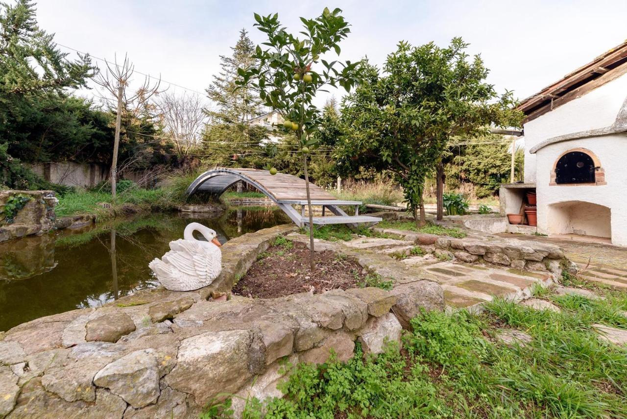 Masia Can Manent Del Bosc S XVIII Santa Eulalia de Ronsaná Exterior photo